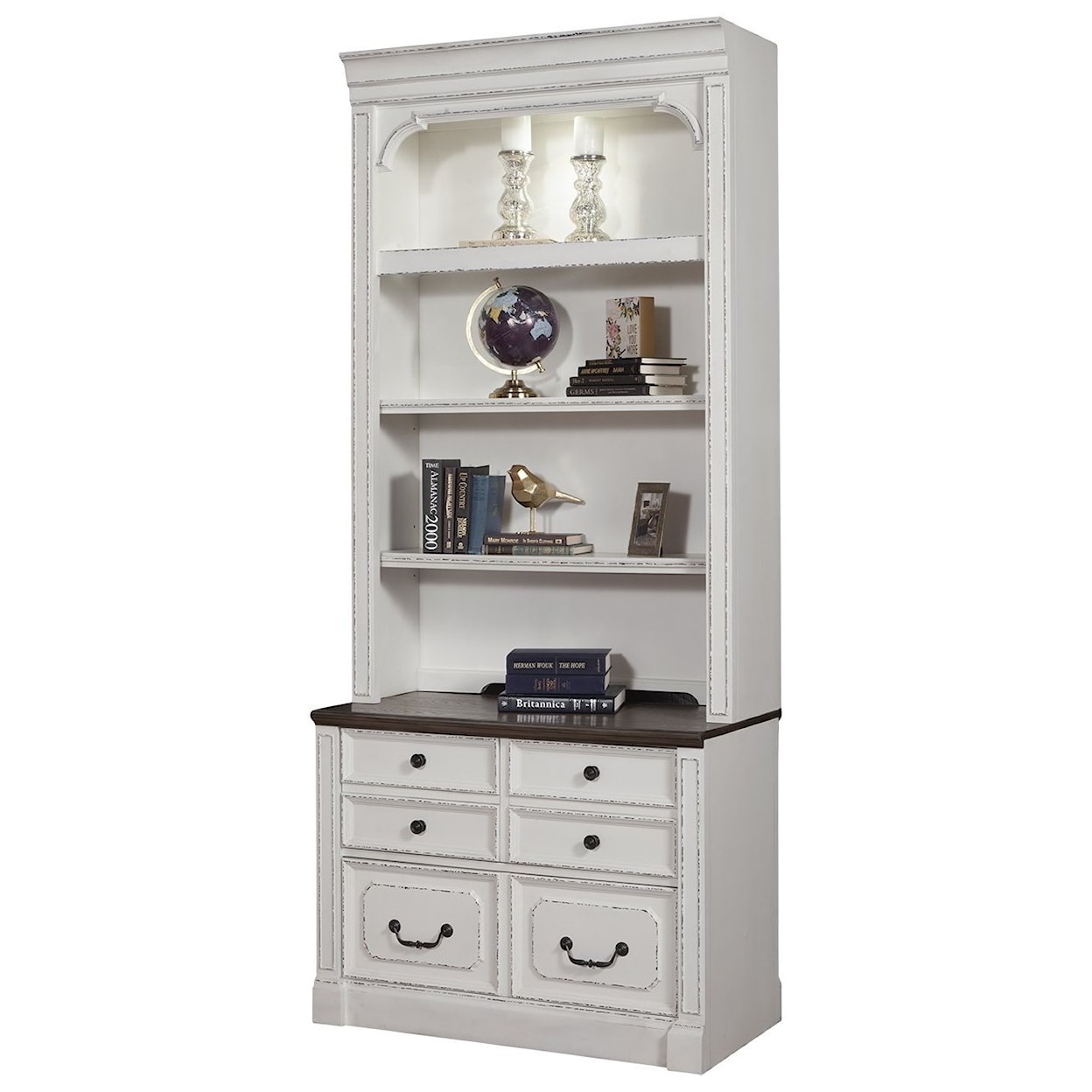 Paramount Furniture Provence 2pc Lateral File & Hutch