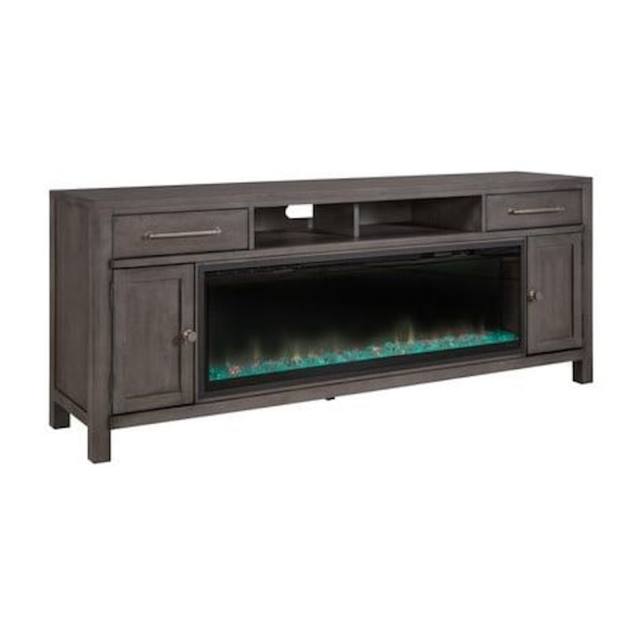 Liberty Furniture Fireplace TV Consoles 78" TV Console w/ Built In Firebox