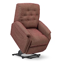 Traditional Power Lift Recliner with Button Tufting