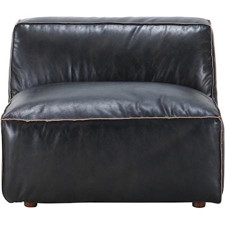 Luxe Slipper Chair Antique Black