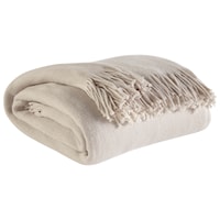 Haiden - Ivory/Taupe Throw