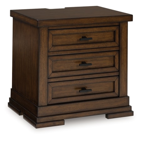 3-Drawer Nightstand