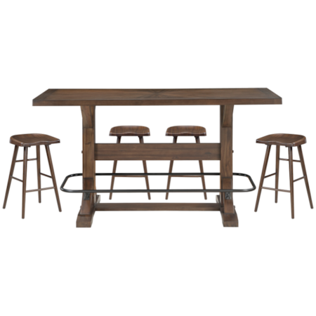 5-Piece Pub Height Dining Set