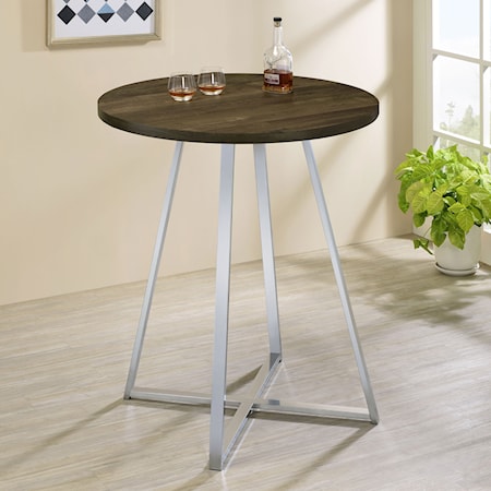 Burkhart 35-inch Pub Height Bistro Bar Table