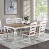 Winners Only Augusta Dining Table with 18" Leaf