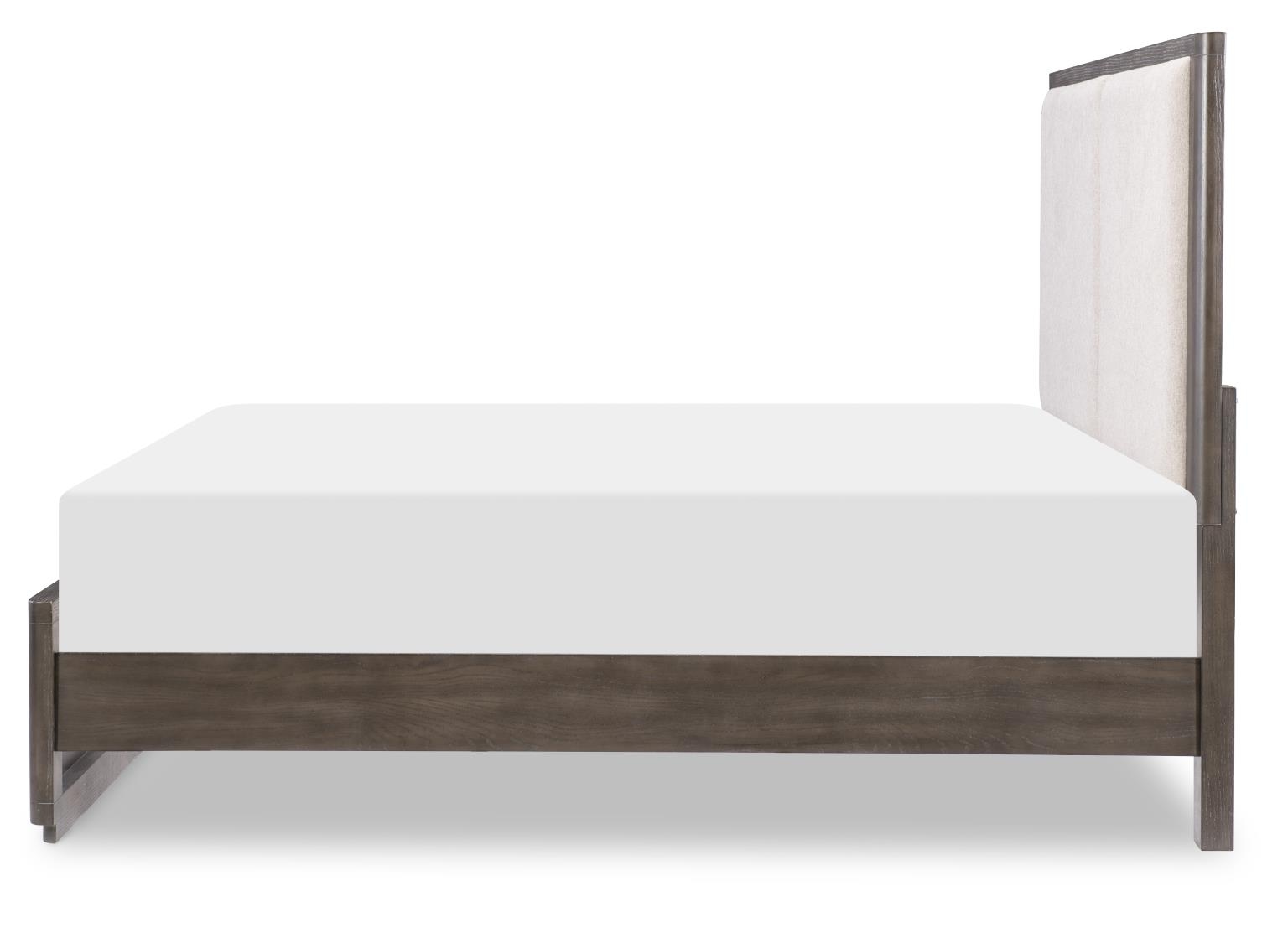 Full Upholstered Panel Bed