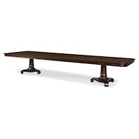 Double Pedestal Dining Table