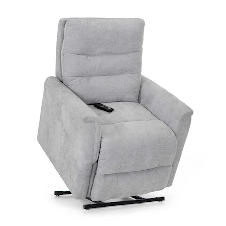 Casual Power Reclining Lift Chair with Remote