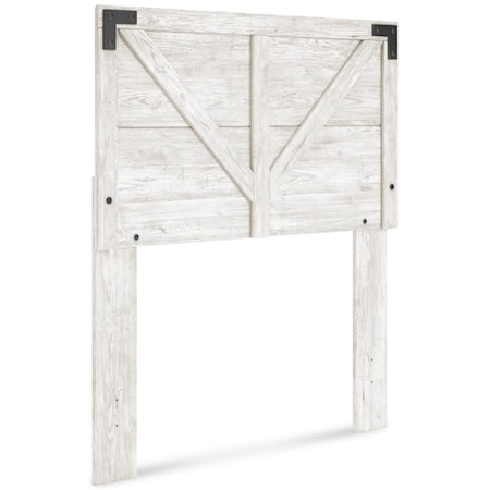 Twin Crossbuck Panel Headboard