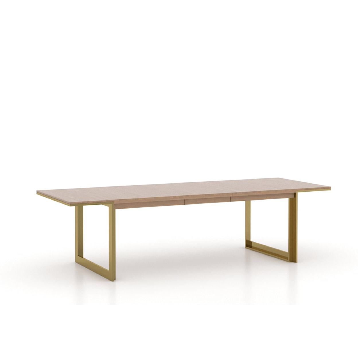 Canadel Modern TRE0409225GLMMMN1 Dining Table w/ Self-Storing Leaf ...