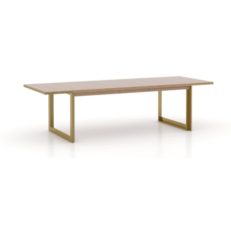 Dining Table with Self-Storing Leaf