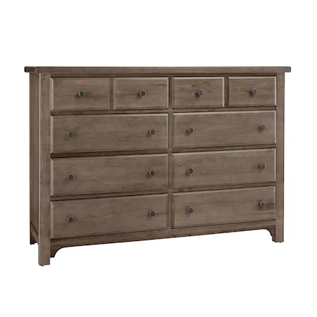 Traditional Farmhouse 8-Drawer Dresser