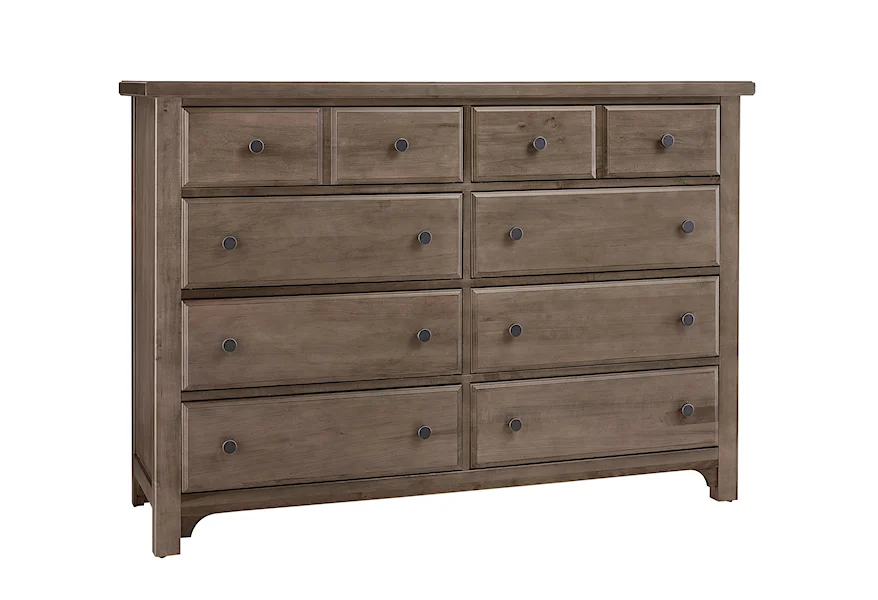Cool Farmhouse 8-Drawer Dresser by Vaughan Bassett at Furniture and ApplianceMart