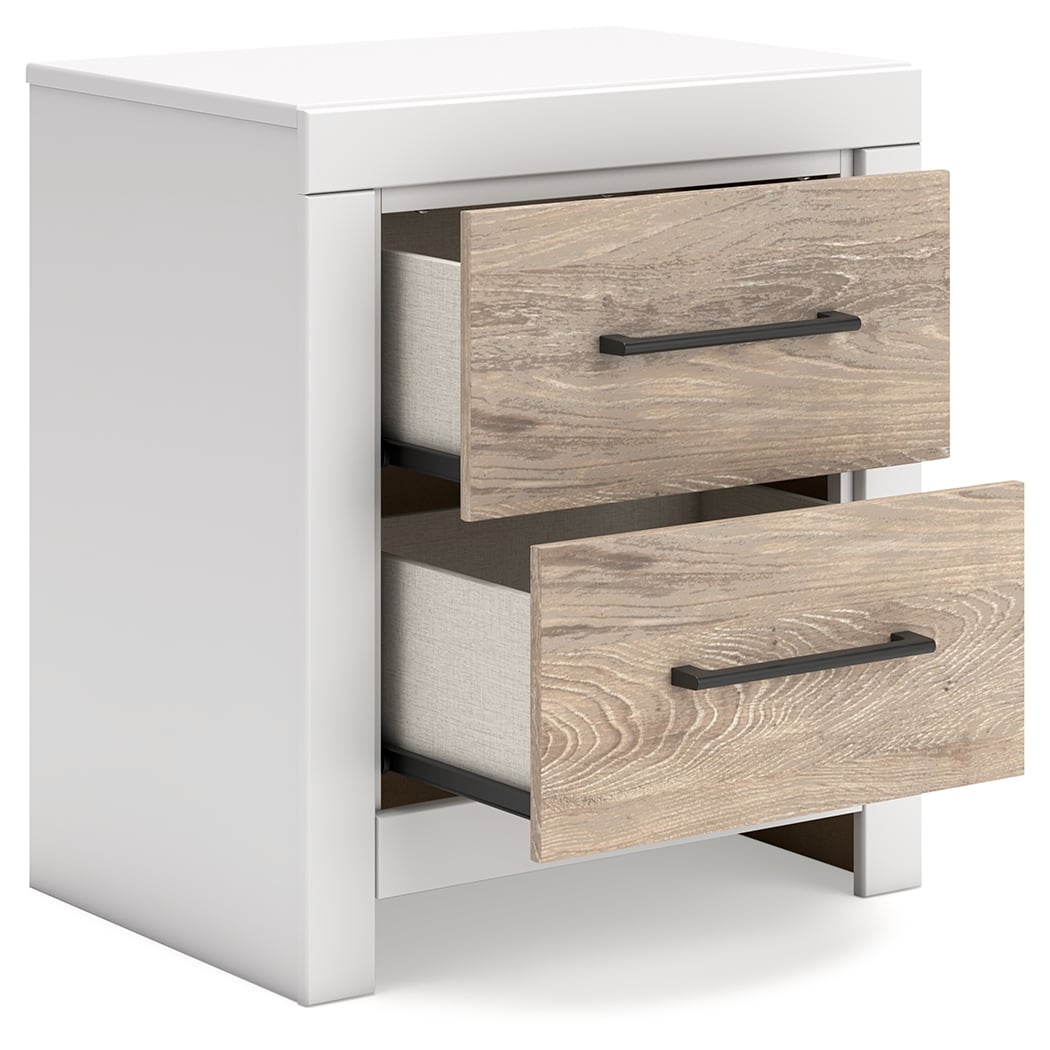 Signature Design By Ashley Charbitt ASHH-B2035-92 Two-Tone 2-Drawer ...