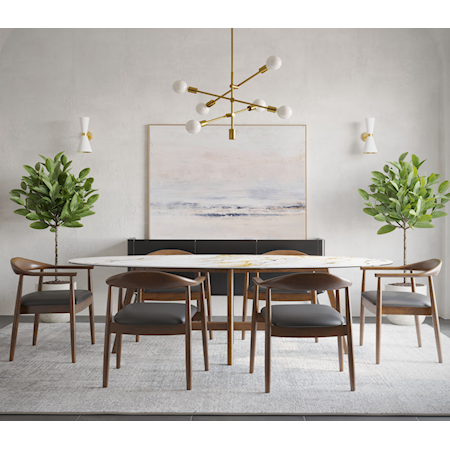 Customizable 7-Piece Dining Set