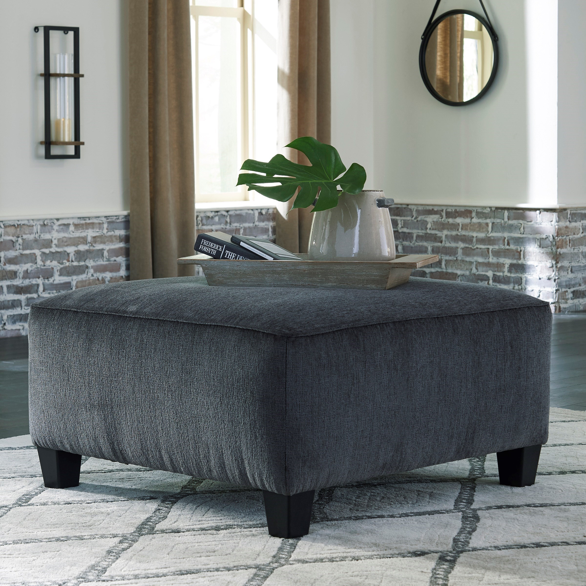 Oversized Accent Ottoman