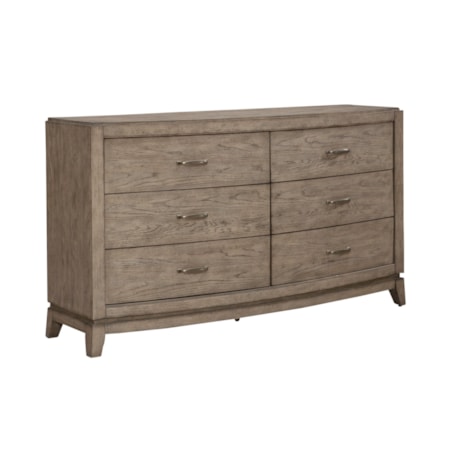 6 DRAWER DRESSER