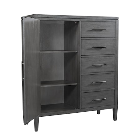 5-Drawer Door Chest