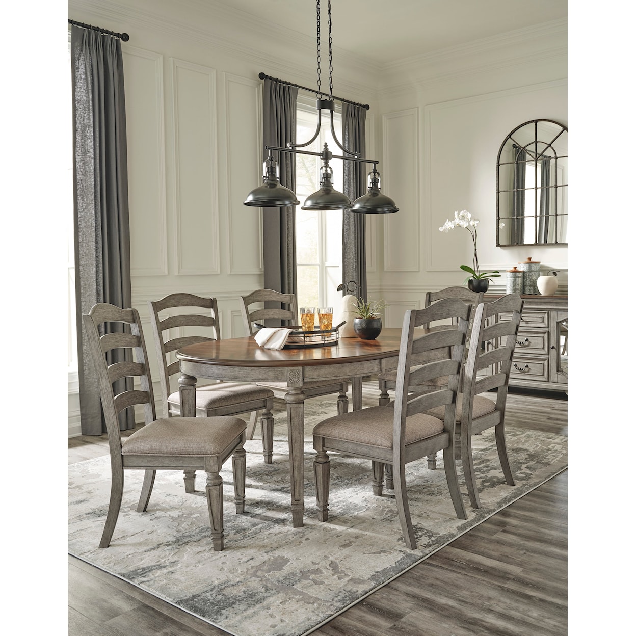 Signature Lodenbay 8-Piece Dining Set