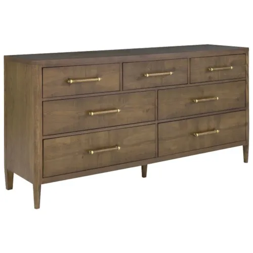 Mid-Century Modern 7-Drawer Dresser