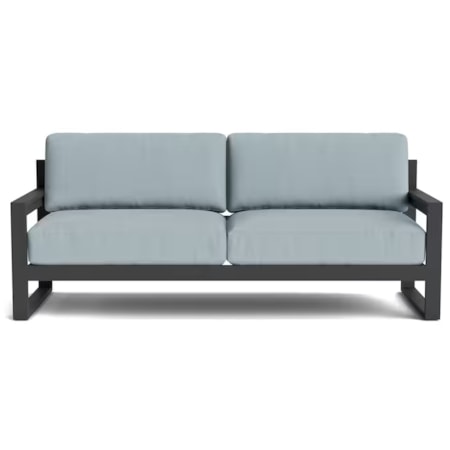 Outdoor Aluminum Track Arm Sofa