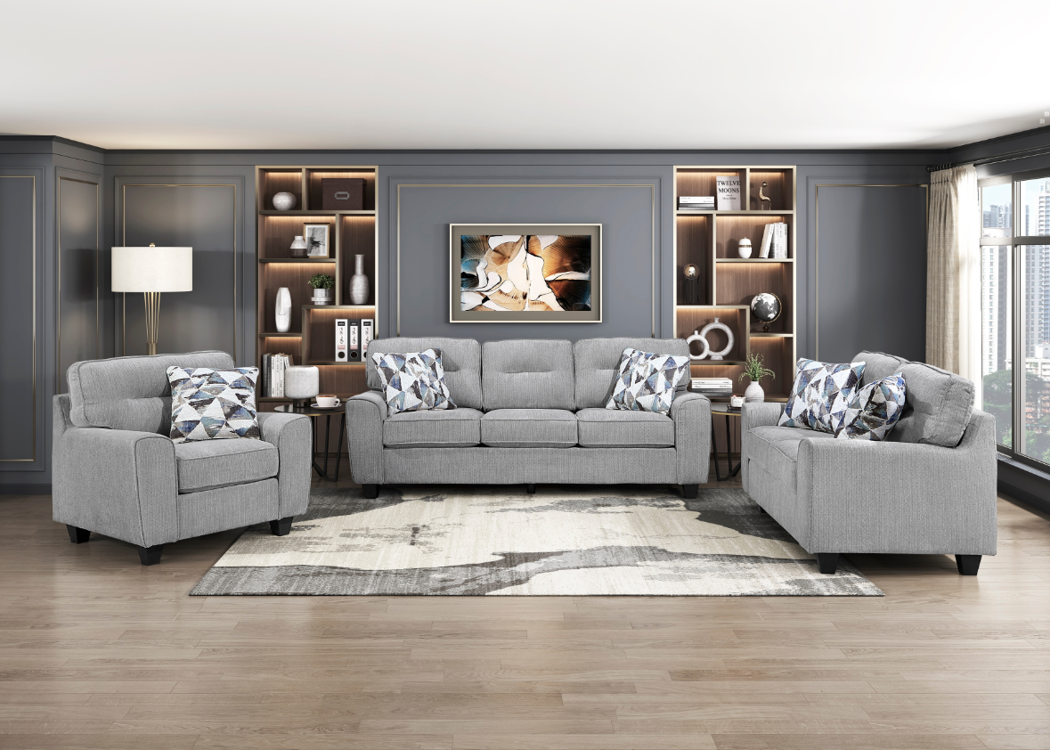 Sofa with Accent Pillows