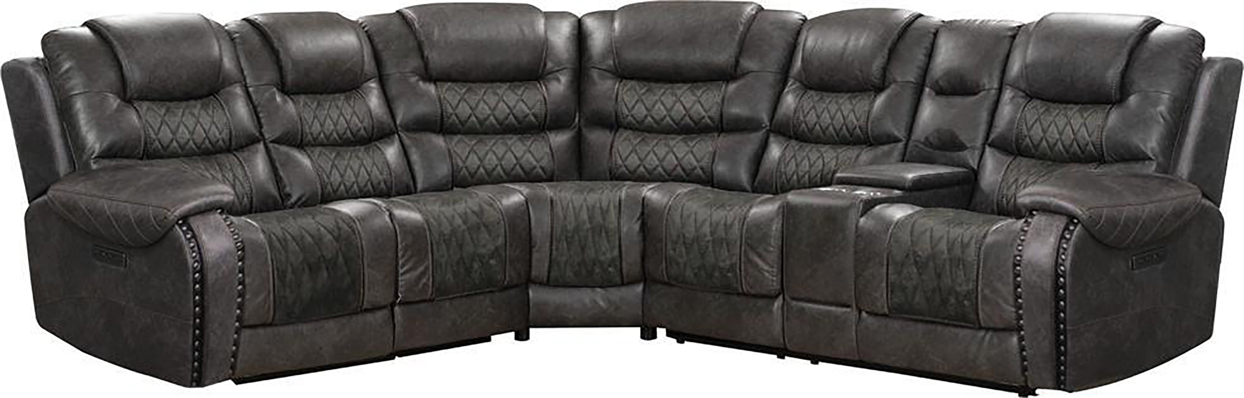 6 Piece Modular Power Reclining Sectional