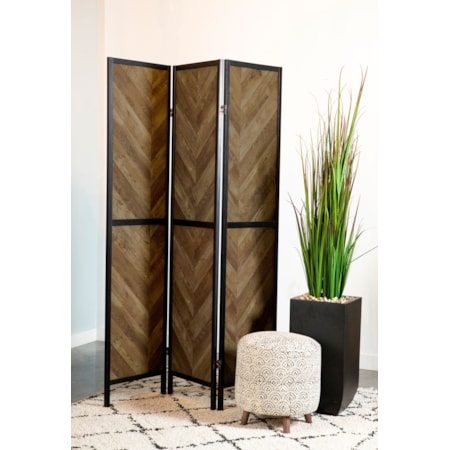 Marlene 3-Panel Room Divider Folding Screen