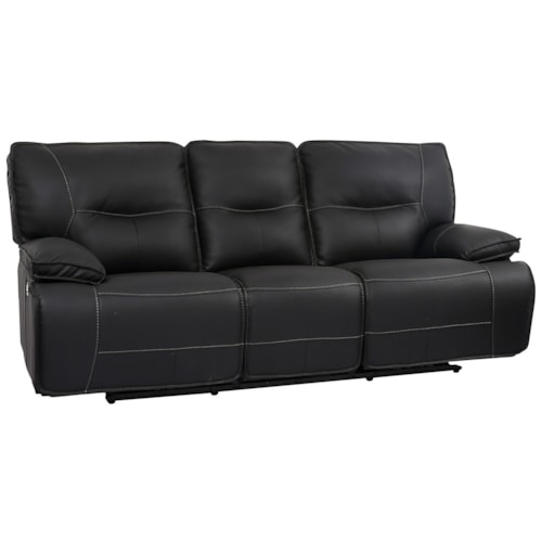 Power Dual Reclining Sofa with Power Headrests and USB Ports