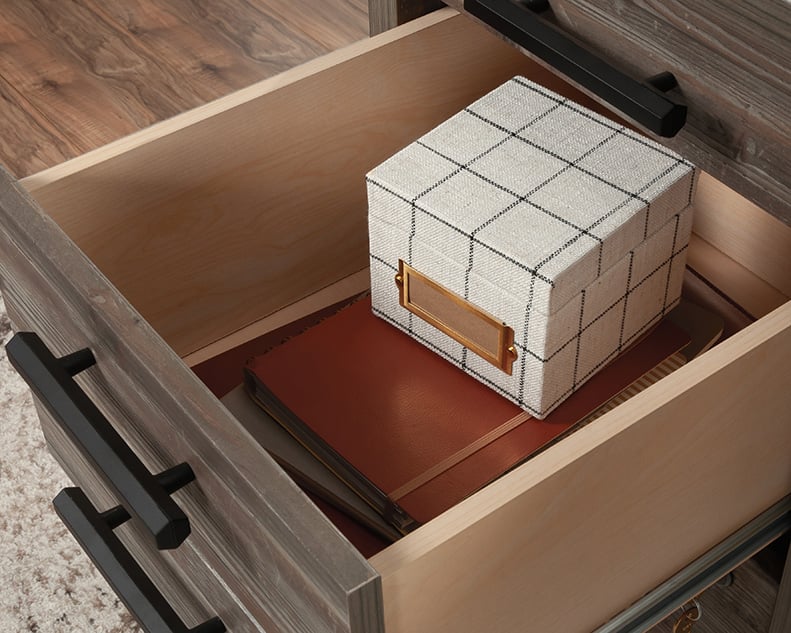 Sauder Aspen Post Aspen Post Double Pedestal Executive Desk