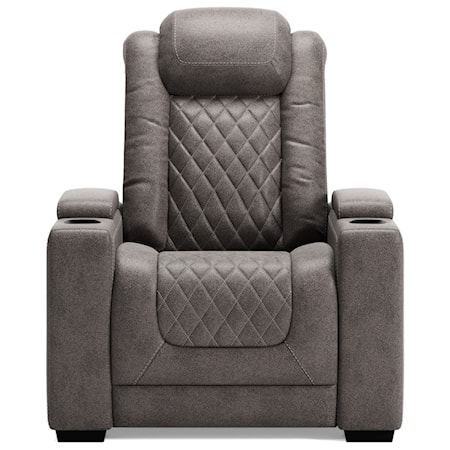 Power Recliner w/ Adj Headrest