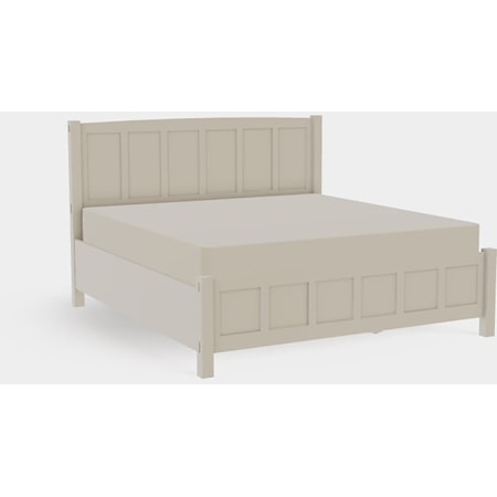 American Craftsman King Panel Bed with Right Drawerside Storage
