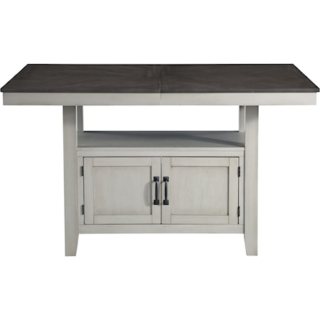 Two-Tone Counter Table w/ 20" Leaf