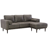 Mid-Century Modern Sofa Chaise with Reversible Chaise