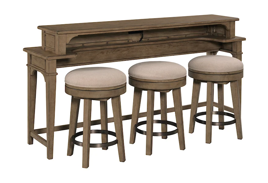 Carmine Bar and Stool Set by American Drew at Esprit Decor Home Furnishings