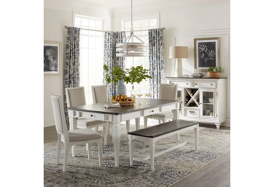 Allyson Park 6-Piece Dining Set by Liberty Furniture at Gill Brothers Furniture & Mattress