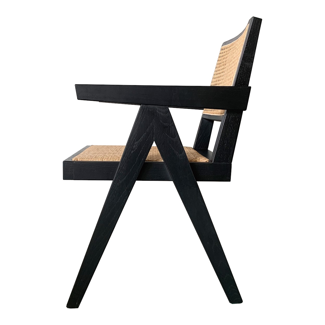 Moe's Home Collection Takashi Black Solid Elm Chair 