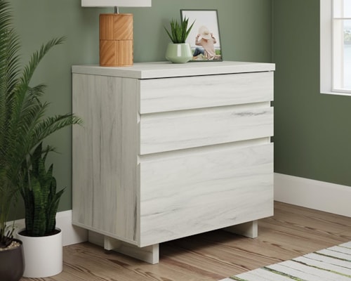 Contemporary Two-Drawer Lateral File Cabinet