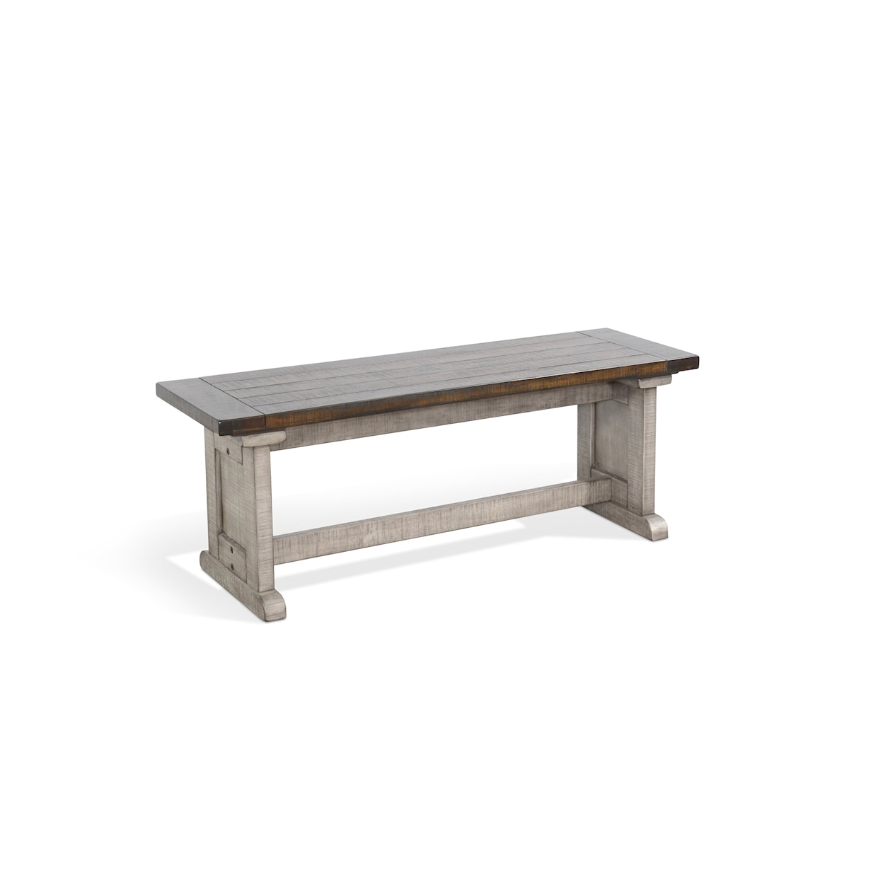 Sunny Designs Homestead Hills Side Bench with Wood Seat