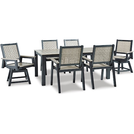 Contemporary Outdoor Dining Set