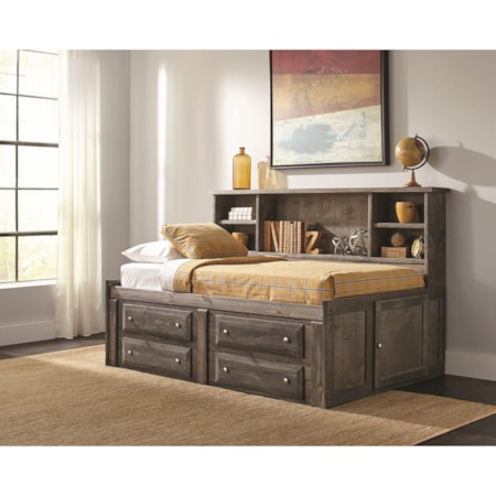 Twin Storage Bookcase Daybed