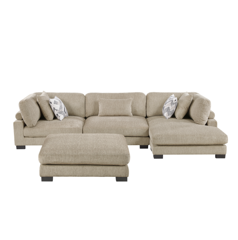 Homelegance Tinley 4-Piece Sectional Sofa
