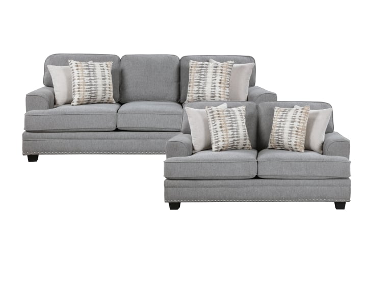 Homelegance Bradford 2-pc. Living Room Set w/Inc. Decor Pillows