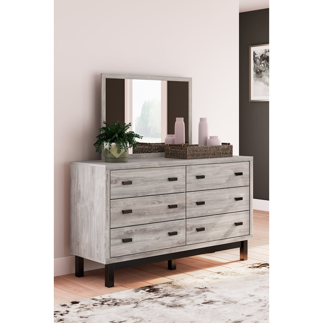 Ashley Vessalli Dresser and Mirror