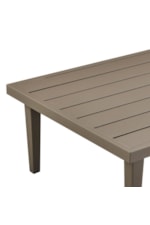 Armen Living Grenada Contemporary Outdoor Rectangular Dining Table