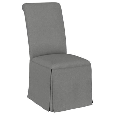 Shawna Skirted Dining Chair Gray