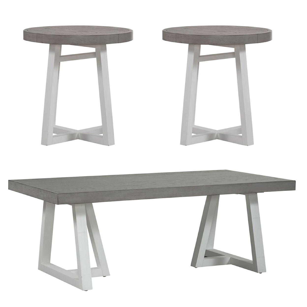 Liberty Furniture Palmetto Heights 3-Piece Occasional Table Set