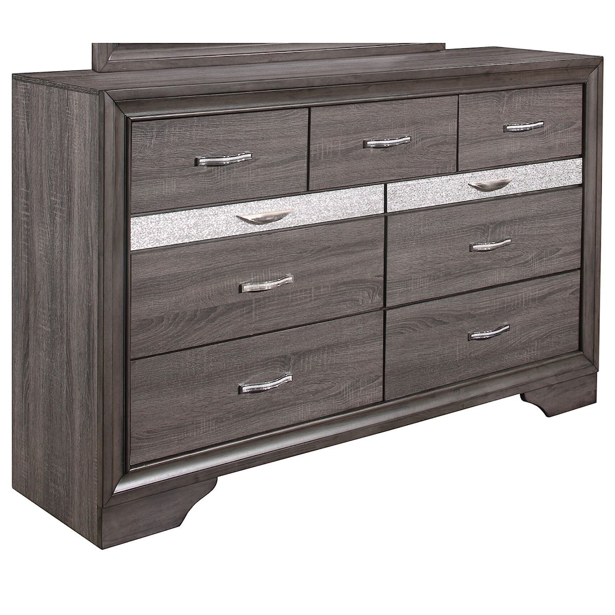 Global Furniture Seville Dresser with Jewelry Drawers