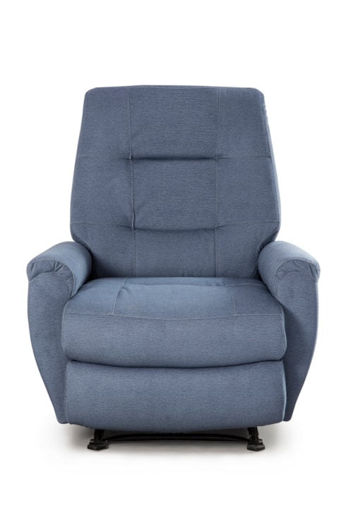 Felicia Space Saver Recliner with Button-Tufted Back
