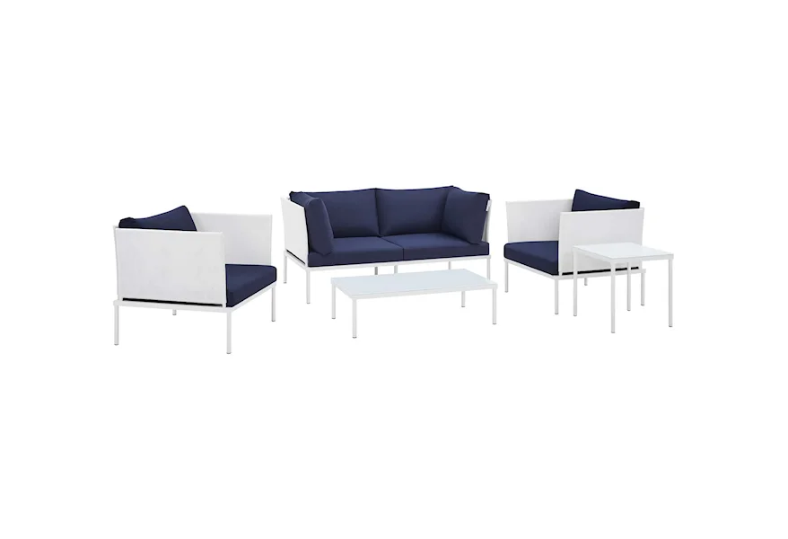 Harmony Outdoor 5-Piece Aluminum Furniture Set by Modway at Value City Furniture